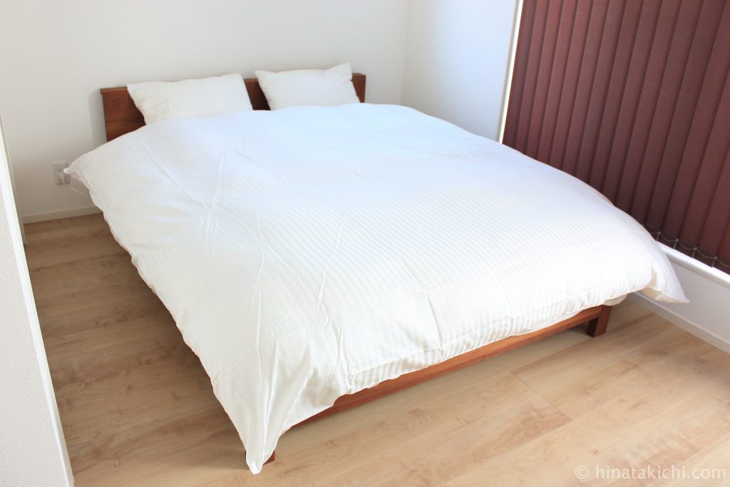 無印のインド綿高密度サテン織ホテル仕様の寝具カバーにそっくりなIKEAの寝具カバーNATTJASMIN